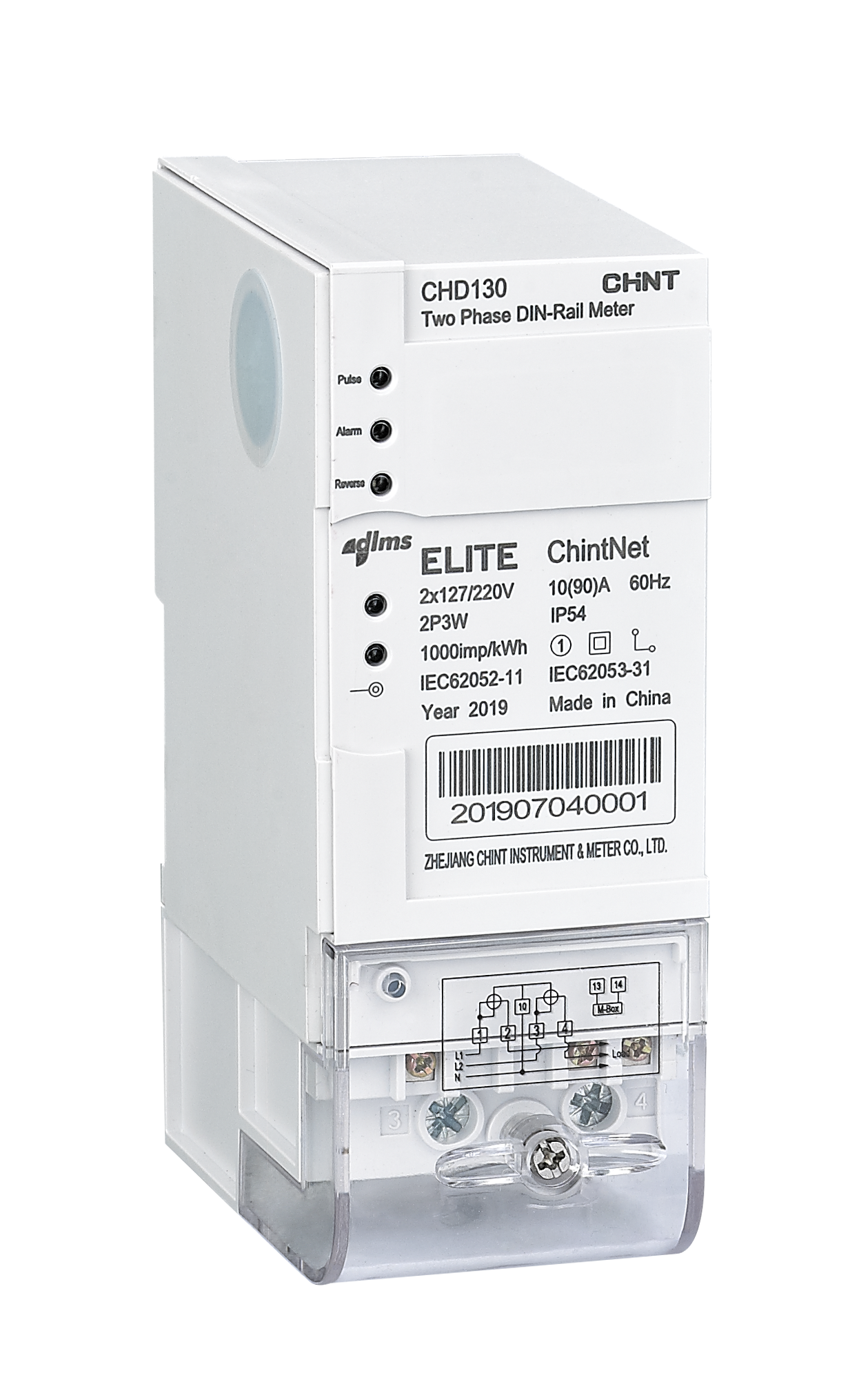 CHD130 Single Phase DIN-Rail Meter